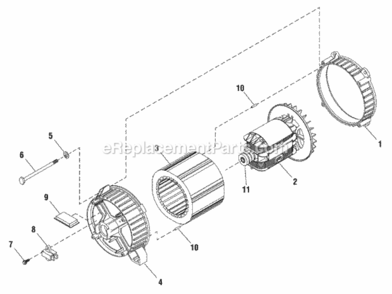 Alternator_200891 Diagram and Parts List for 030207-01  Briggs and Stratton Generator